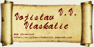 Vojislav Vlaškalić vizit kartica